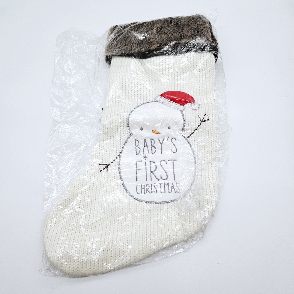 GRASSLANDS ROAD | "Baby's First Christmas" holiday stocking